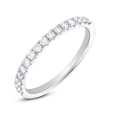 0.34ct 14k White Gold Diamond Lady's Band